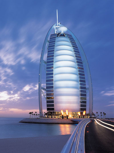 The most expensive hotel in the world - Burj Al Arab