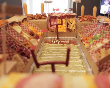 DIY Super Bowl Snack Stadium DIY Super Bowl Snack Stadium