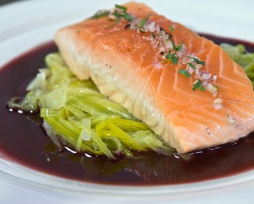 Salmon With Leeks Recipe Salmon With Leeks Recipe