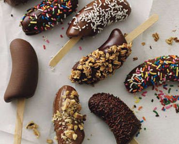 Frozen Chocolate Bananas Frozen Chocolate Bananas