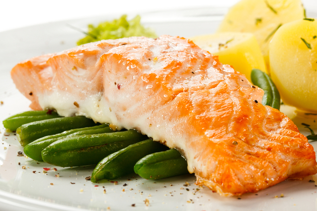 Salmon for muscle building